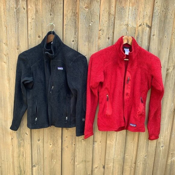 LOT OF 2 Patagonia Full Zip Sweater Jackets Small BOTH HAVE BROKEN ZIPPERS - Picture 8 of 9